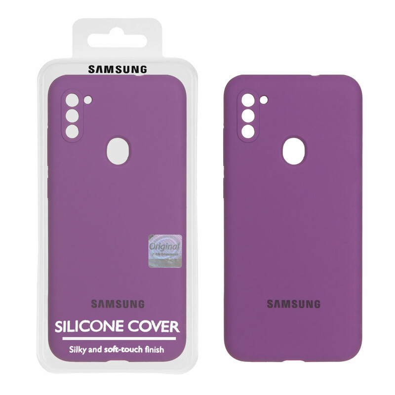قاب سیلیکونی پاک کنی اورجینال Master Quality مدل Samsung Galaxy A11 / M11 - ارغوانی (پک دار)