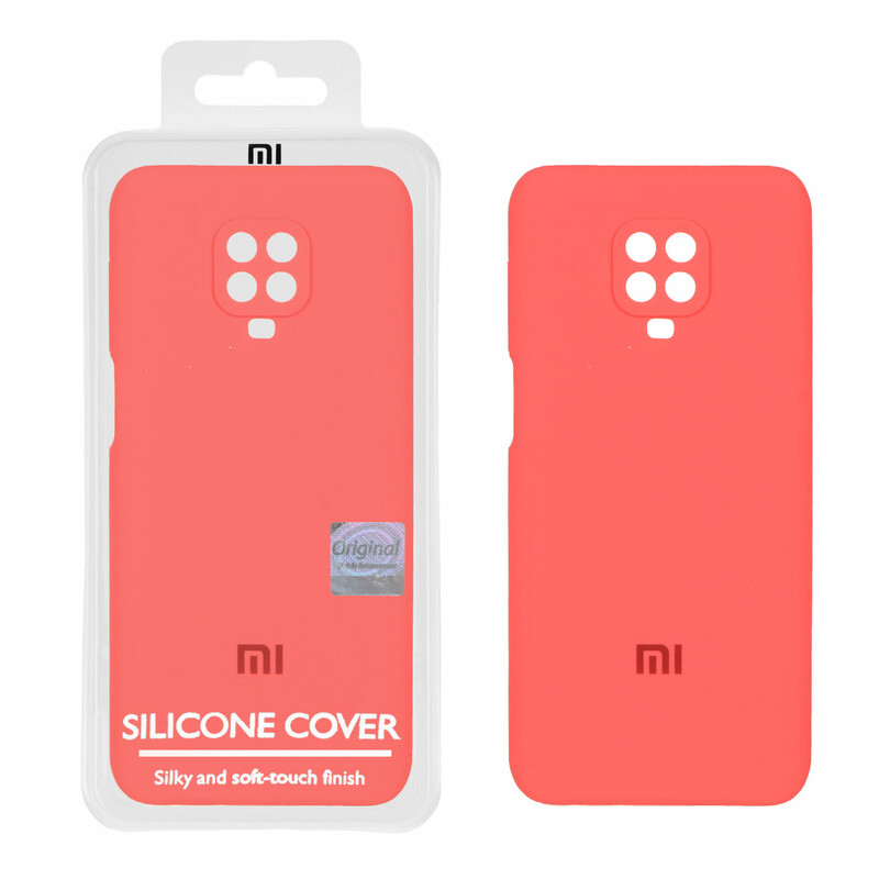 قاب سیلیکونی پاک کنی اورجینال Master Quality مدل Xiaomi Redmi Note 9S / Redmi Note 9 Pro / Redmi Note 9 Pro Max - مرجانی (پک دار)