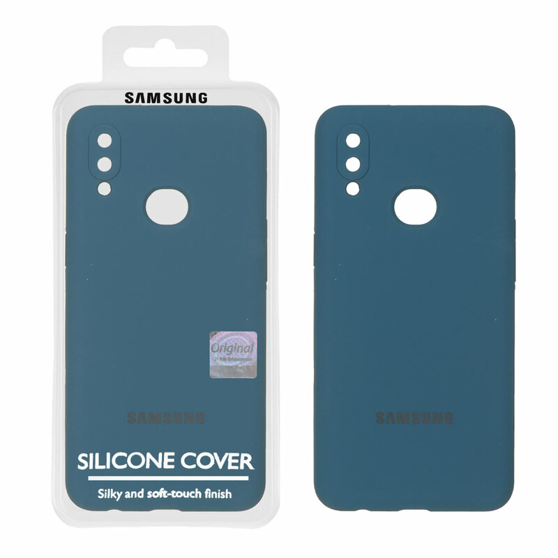 قاب سیلیکونی پاک کنی اورجینال Master Quality مدل Samsung Galaxy A10s - سبز کله غازی (پک دار)