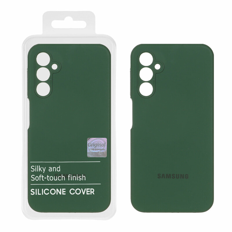قاب سیلیکونی پاک کنی اورجینال Master Quality مدل Samsung Galaxy A24 - سبز تیره (پک دار)