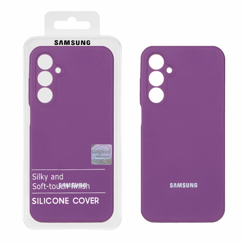 قاب سیلیکونی پاک کنی اورجینال Master Quality مدل Samsung Galaxy A25 5G - ارغوانی (پک دار)