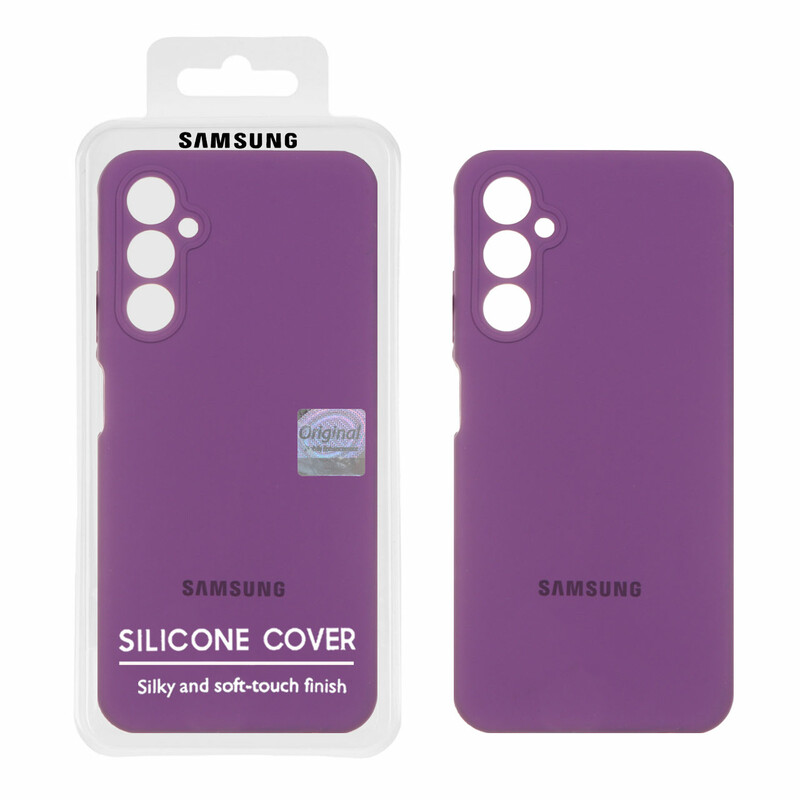 قاب سیلیکونی پاک کنی اورجینال Master Quality مدل Samsung Galaxy A05s - ارغوانی (پک دار)