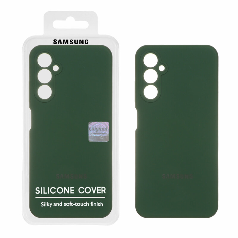 قاب سیلیکونی پاک کنی اورجینال Master Quality مدل Samsung Galaxy A05s - سبز تیره (پک دار)