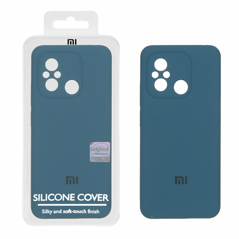 قاب سیلیکونی پاک کنی اورجینال Master Quality مدل Xiaomi Redmi 12C / Redmi 11A / Poco C55 - سبز کله غازی (پک دار)