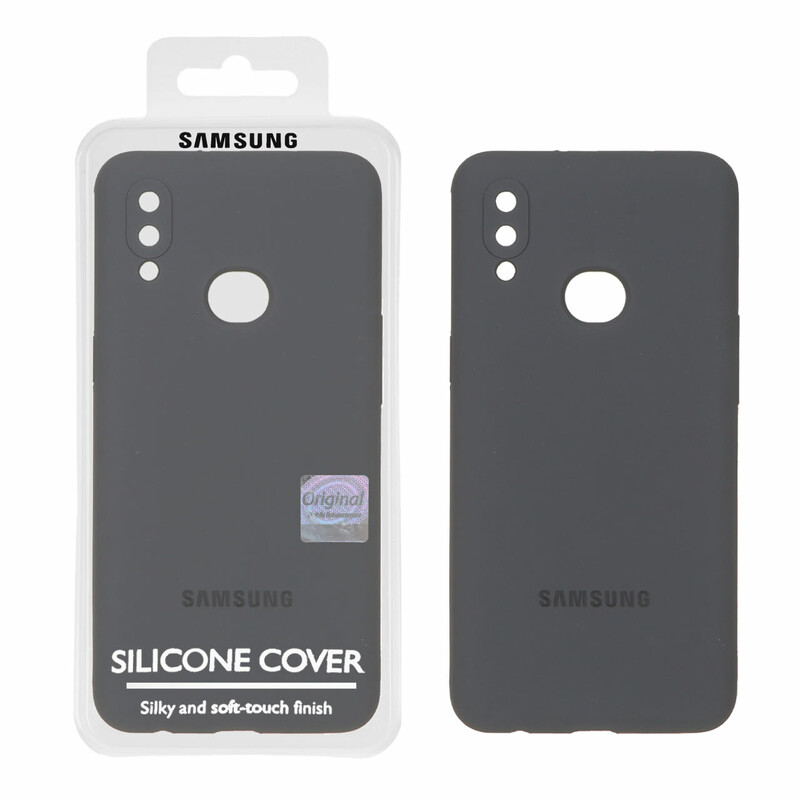 قاب سیلیکونی پاک کنی اورجینال Master Quality مدل Samsung Galaxy A10s - خاکستری (پک دار)