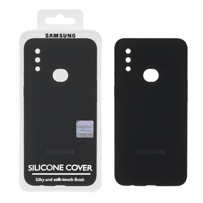 قاب سیلیکونی پاک کنی اورجینال Master Quality مدل Samsung Galaxy A10s - مشکی (پک دار)