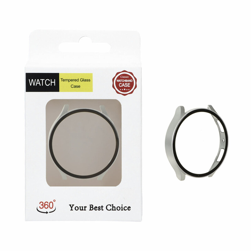 ست محافظ گارد گلس سامسونگ واچ 6 WATCH - سایز 44 میلیمتری - نقره ای (پک دار)