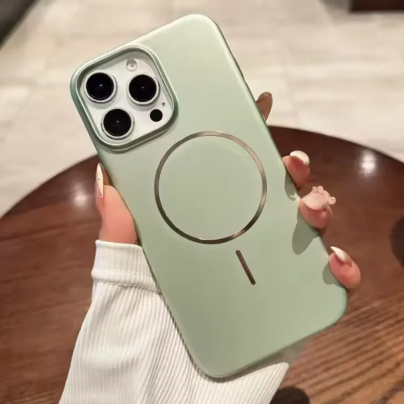 قاب متالیک MagSafe پشت سخت - رنگ سبز