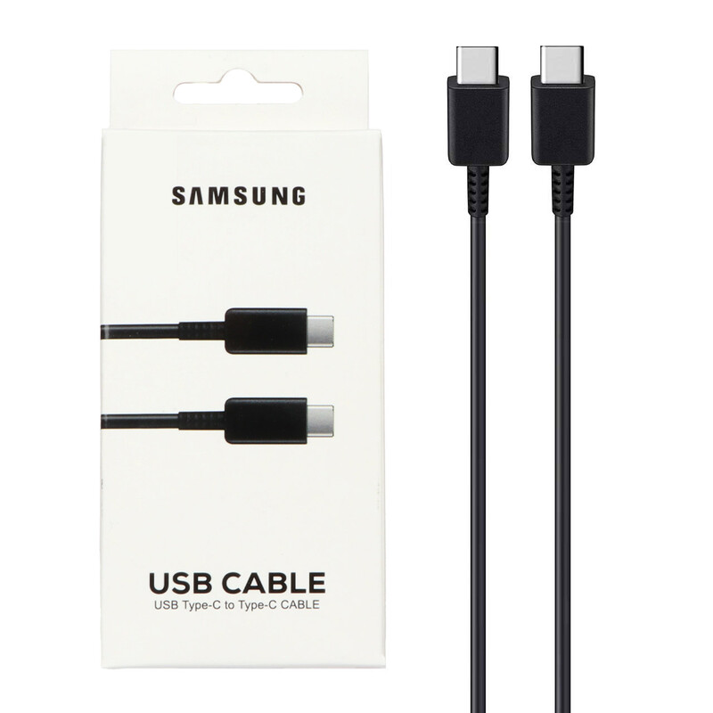 کابل شارژ SAMSUNG Type-C to Type-C مدل S23  PD - مشکی - DST (گارانتی شش ماهه)  - درجه یک