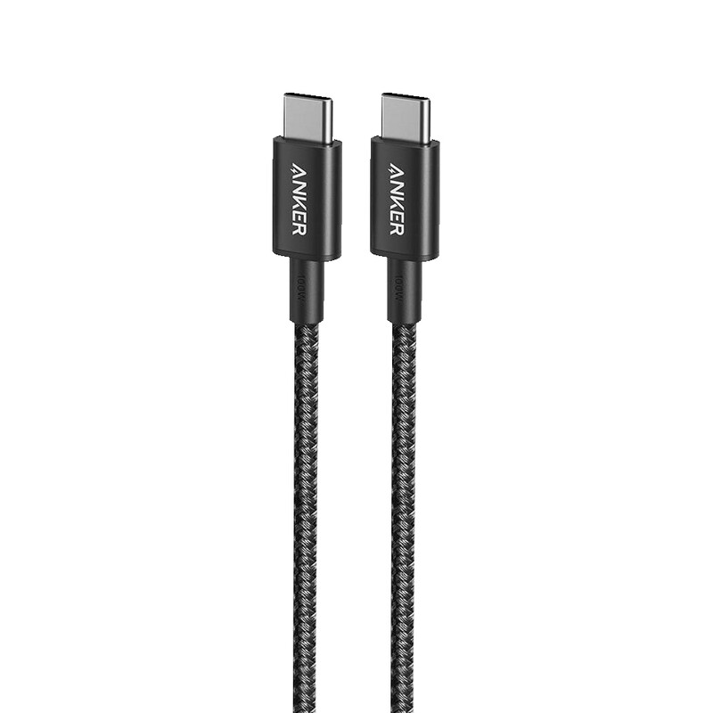 کابل شارژ فست ANKER Type-C to Type-C مدل A8752H11 - مشکی (گارانتی 18ماهه حافظه طلایی ایستا)