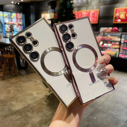 قاب اورجینال Magsafe الکترواستاتیک لنز گلس دار