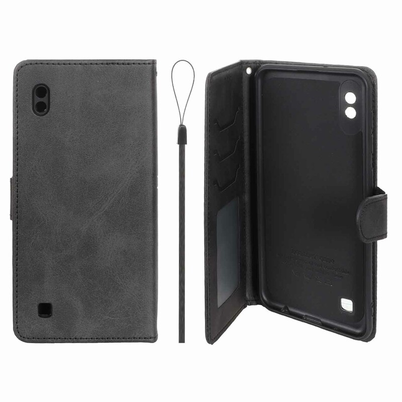 کیف موبایل مگنتی درجه یک داخل خز MNC Plus مدل Samsung Galaxy A10 / M10 - مشکی