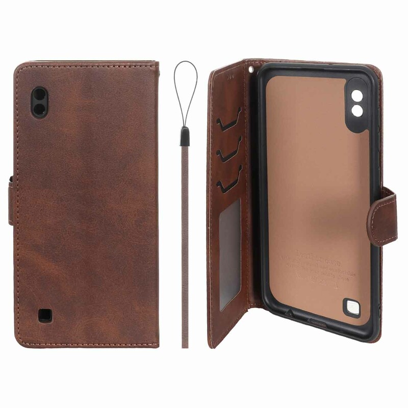 کیف موبایل مگنتی درجه یک داخل خز MNC Plus مدل Samsung Galaxy A10 / M10 - قهوه ای