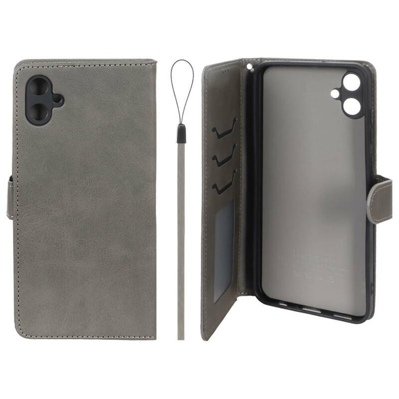 کیف موبایل مگنتی درجه یک داخل خز MNC Plus مدل Samsung Galaxy A05 - خاکستری