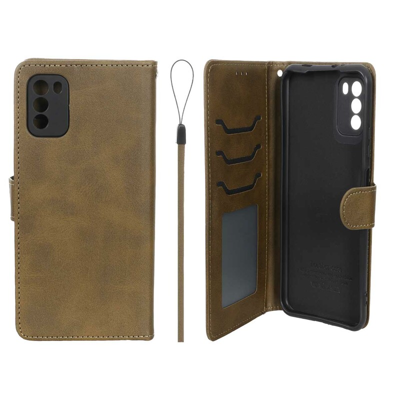 کیف موبایل مگنتی درجه یک داخل خز MNC Plus مدل Xiaomi Poco M3 - سبز زیتونی