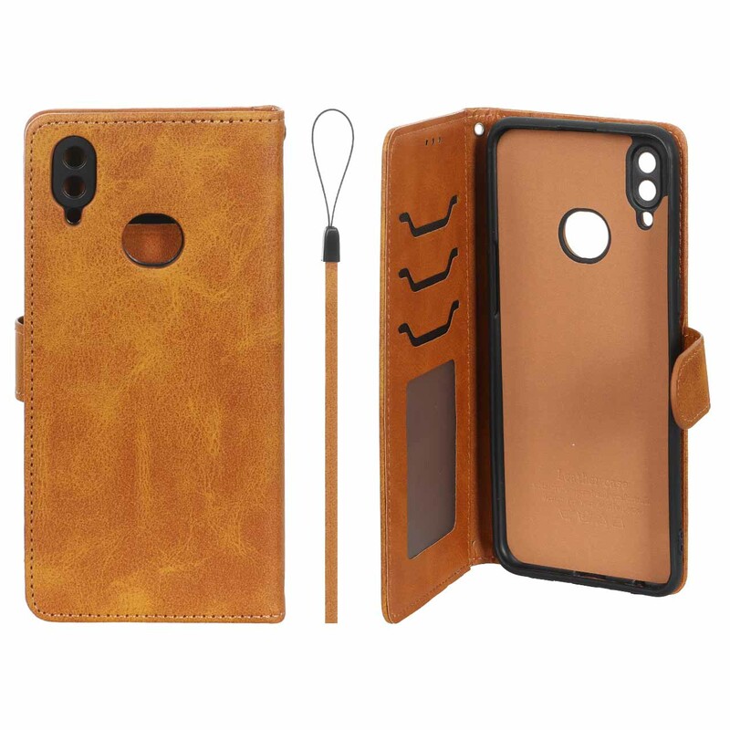 کیف موبایل مگنتی درجه یک داخل خز MNC Plus مدل Samsung Galaxy A10s - عسلی