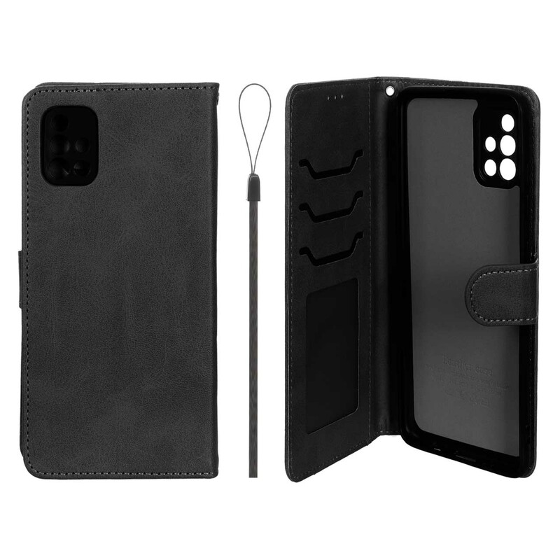 کیف موبایل مگنتی درجه یک داخل خز MNC Plus مدل Samsung Galaxy A51 / M40s - مشکی