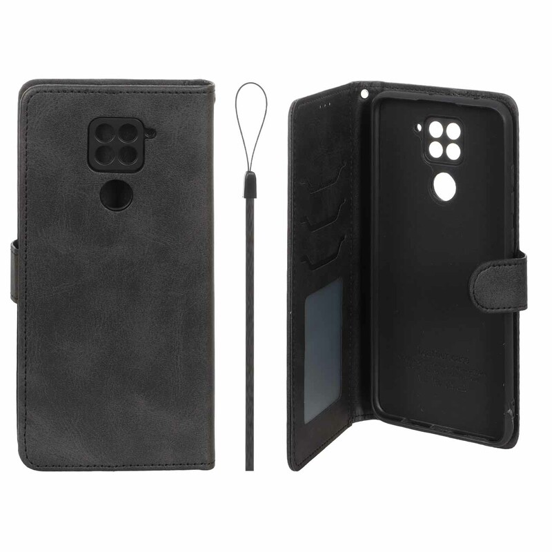 کیف موبایل مگنتی درجه یک داخل خز MNC Plus مدل Xiaomi Redmi Note 9 / Redmi 10X 5G / Redmi 10X Pro 5G - مشکی