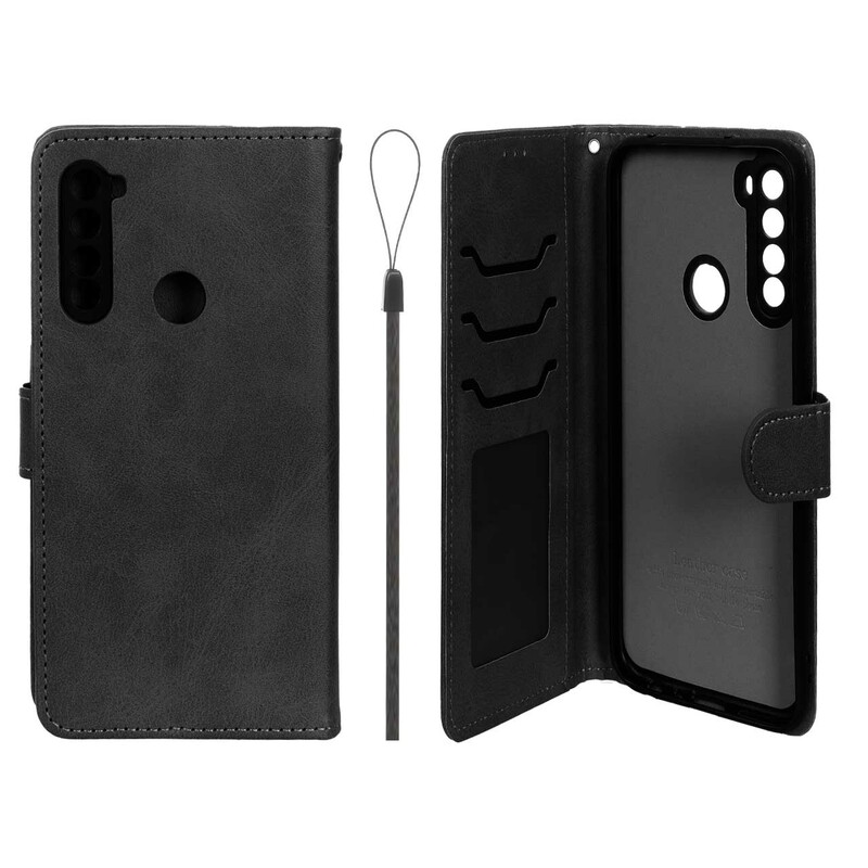 کیف موبایل مگنتی درجه یک داخل خز MNC Plus مدل Xiaomi Redmi Note 8 - مشکی