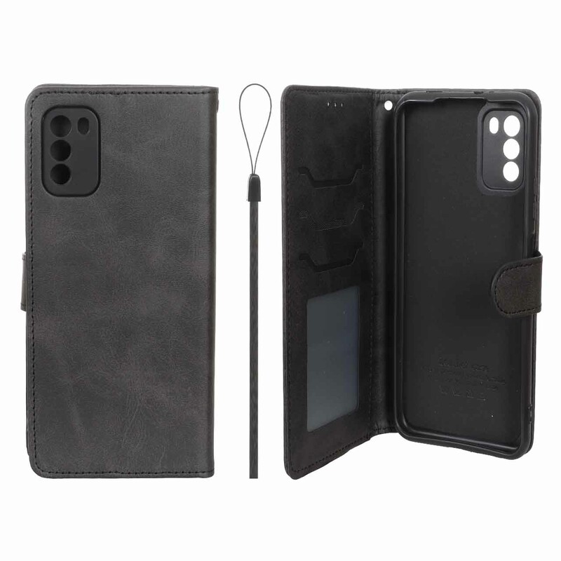 کیف موبایل مگنتی درجه یک داخل خز MNC Plus مدل Xiaomi Poco M3 - مشکی