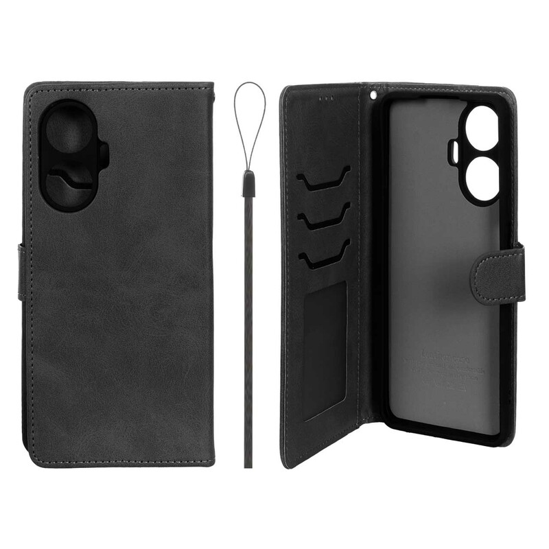 کیف موبایل مگنتی درجه یک داخل خز MNC Plus مدل Realme C55 - مشکی