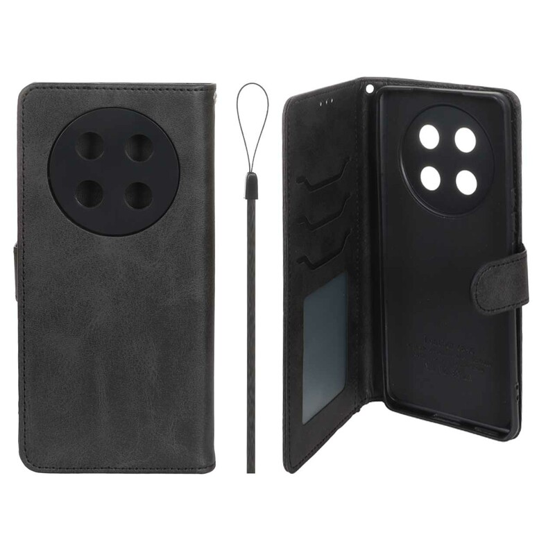 کیف موبایل مگنتی درجه یک داخل خز MNC Plus مدل Honor X9c - مشکی