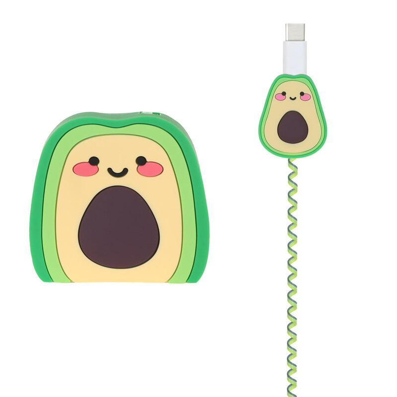 ست سیلیکونی عروسکی محافظ کابل و شارژر شیائومی 33 وات - طرح 1