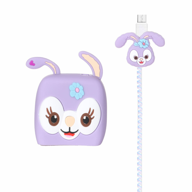 ست سیلیکونی عروسکی محافظ کابل و شارژر شیائومی 67 وات - طرح 42