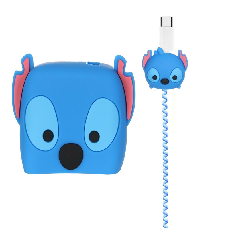 ست سیلیکونی عروسکی محافظ کابل و شارژر شیائومی 33 وات - طرح 26