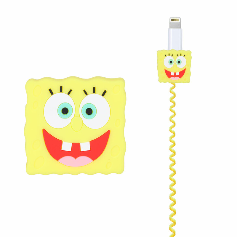 ست سیلیکونی عروسکی محافظ کابل و شارژر اپل 20 وات - طرح 29