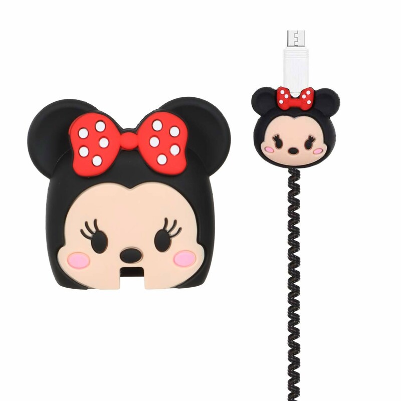 ست سیلیکونی عروسکی محافظ کابل و شارژر سامسونگ 25 وات 3 پین - طرح 5