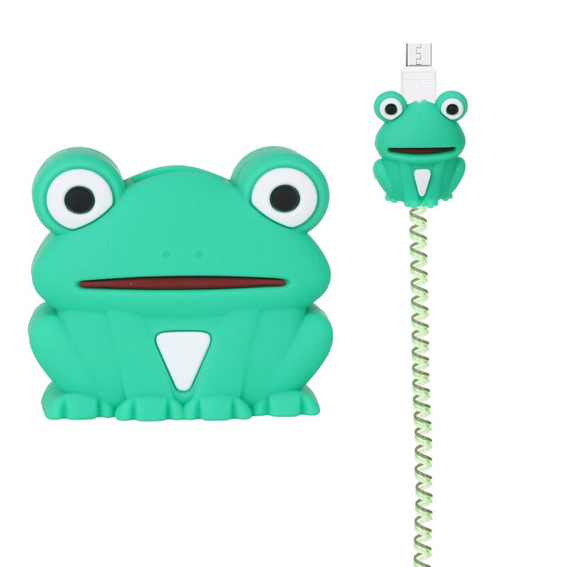 ست سیلیکونی عروسکی محافظ کابل و شارژر سامسونگ 25 وات 3 پین - طرح92