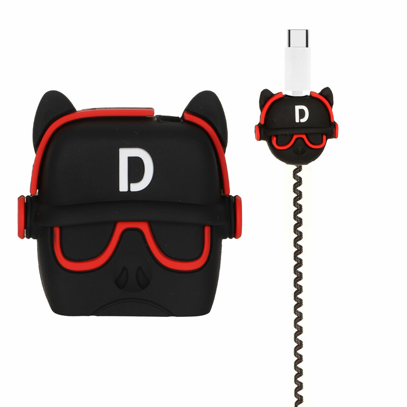 ست سیلیکونی عروسکی محافظ کابل و شارژر شیائومی 33 وات - طرح 23