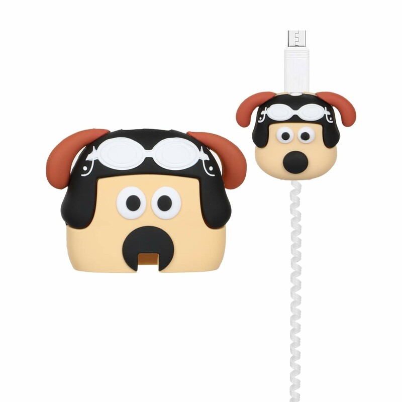 ست سیلیکونی عروسکی محافظ کابل و شارژر سامسونگ 25 وات 3 پین - طرح 7