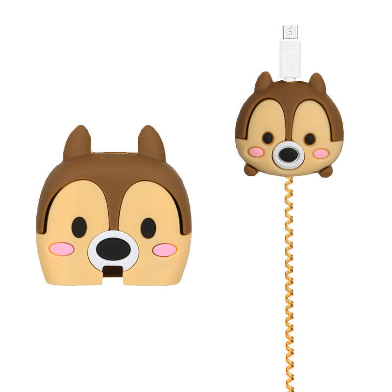 ست سیلیکونی عروسکی محافظ کابل و شارژر سامسونگ 25 وات 3 پین - طرح 8