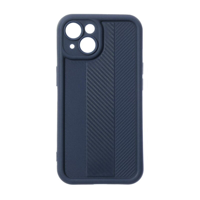 قاب Solid Case طرح کربن هاشور دار Apple iPhone 13 / iPhone 14 - سرمه ای