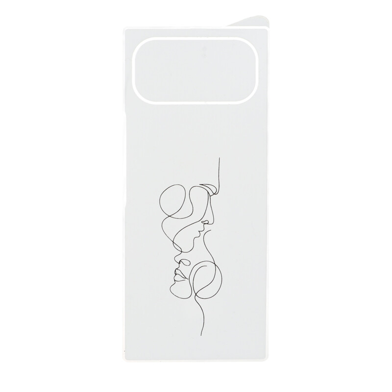 برچسب محافظ سرامیکی پشت گوشی طرح دار Daria bond - کد 110