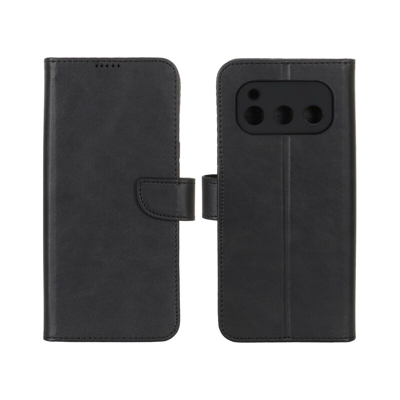 کیف چرمی موبایل مگنتی محافظ لنزدار Daria Bond - مشکی