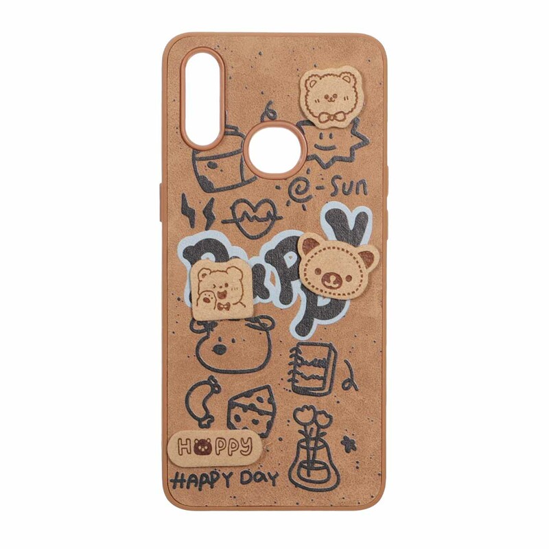 قاب طرح جیر عروسک نمدی برجسته Samsung Galaxy A10s - کد 69