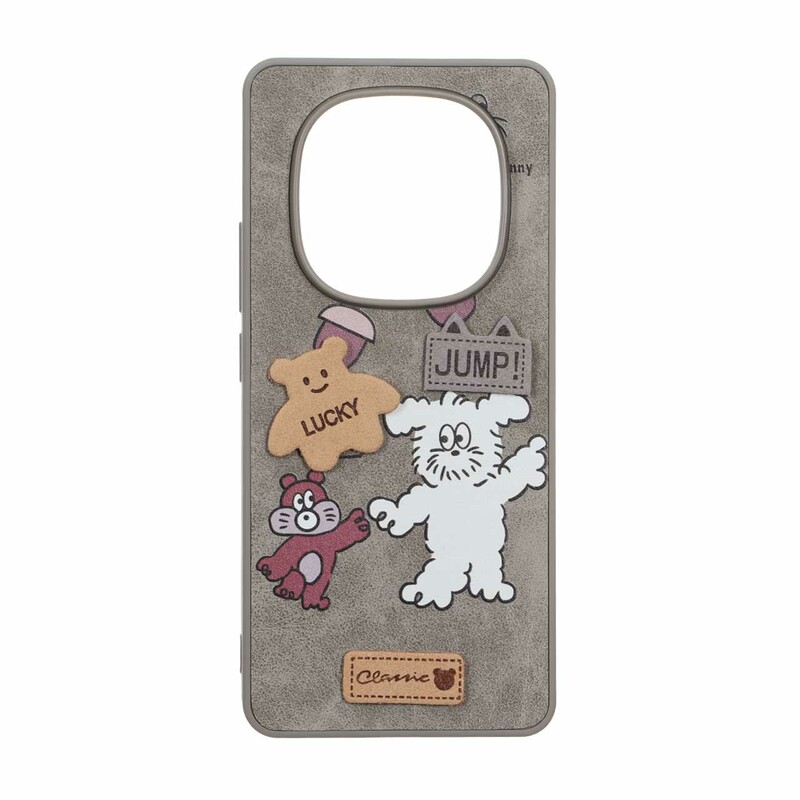 قاب طرح جیر عروسک نمدی برجسته Xiaomi Redmi Note 14 Pro 4G - کد 72