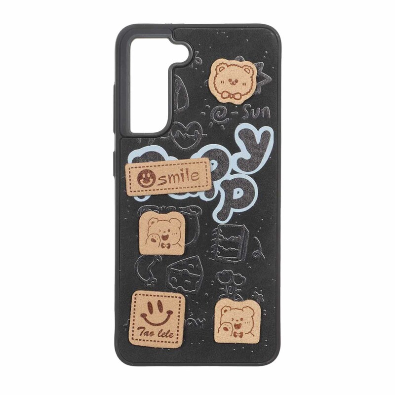 قاب طرح جیر عروسک نمدی برجسته Samsung Galaxy S21 FE - کد 130