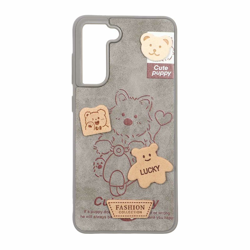 قاب طرح جیر عروسک نمدی برجسته Samsung Galaxy S21 FE - کد 132