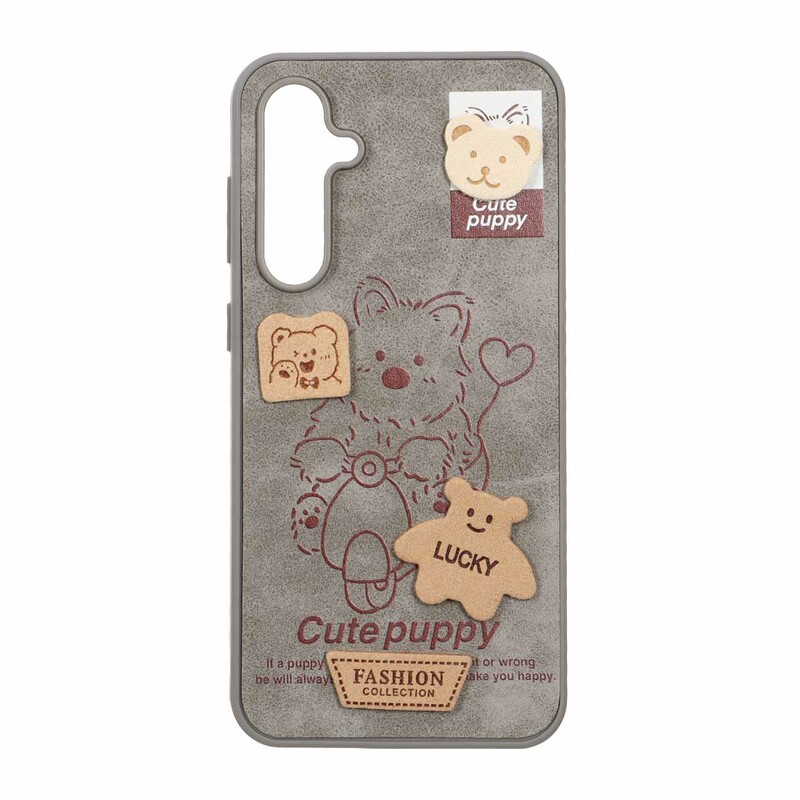 قاب طرح جیر عروسک نمدی برجسته Samsung Galaxy S23 FE - کد 134