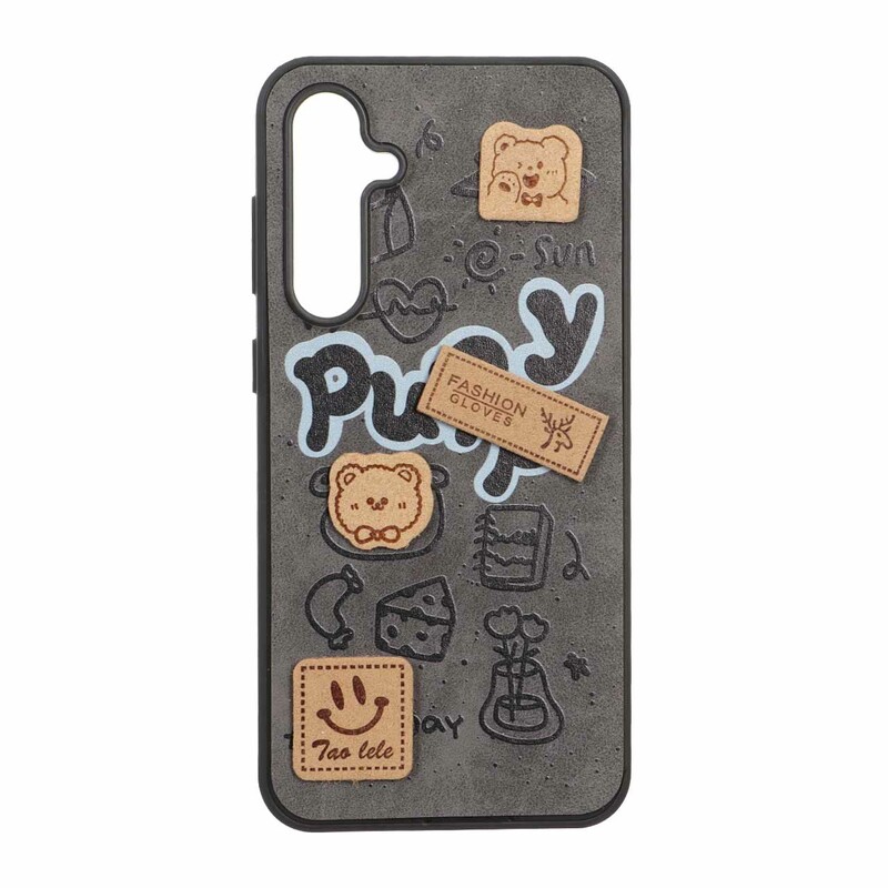 قاب طرح جیر عروسک نمدی برجسته Samsung Galaxy S23 FE - کد 137