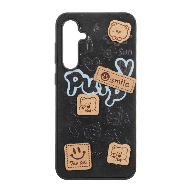 قاب طرح جیر عروسک نمدی برجسته Samsung Galaxy S23 FE - کد 138