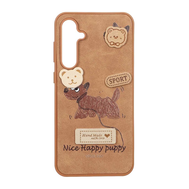 قاب طرح جیر عروسک نمدی برجسته Samsung Galaxy S23 FE - کد 139