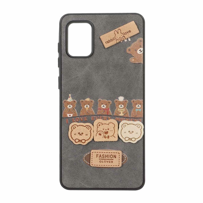 قاب طرح جیر عروسک نمدی برجسته Samsung Galaxy A31 - کد 181