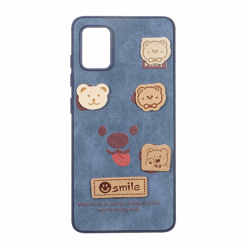 قاب طرح جیر عروسک نمدی برجسته Samsung Galaxy A51 / M40s - کد 185