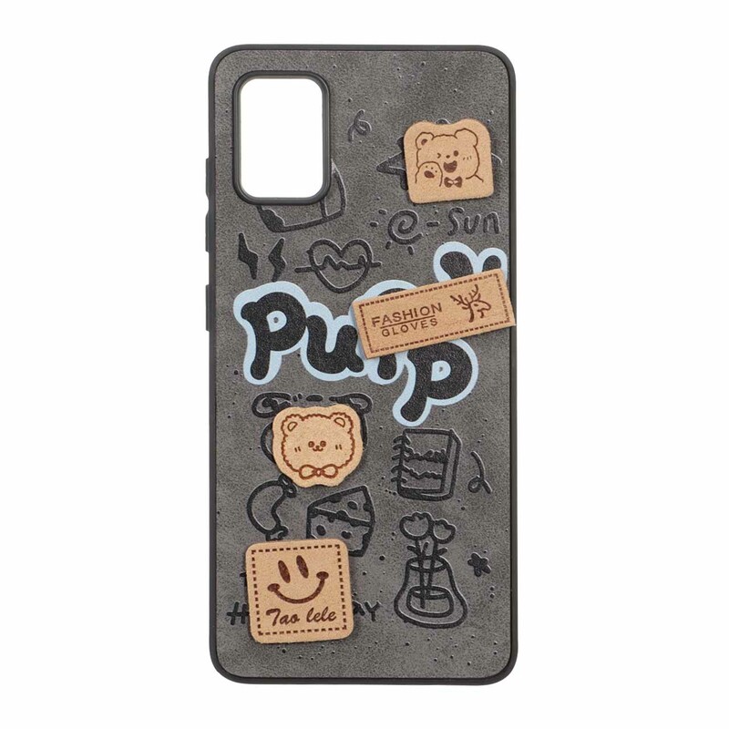 قاب طرح جیر عروسک نمدی برجسته Samsung Galaxy A51 / M40s - کد 187