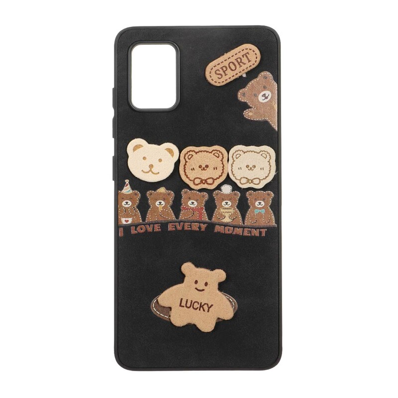 قاب طرح جیر عروسک نمدی برجسته Samsung Galaxy A51 / M40s - کد 190